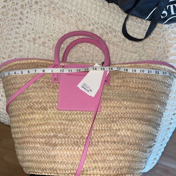 JACQUEMUS Pink Le Grand Panier Soleil Tote Bag JACQUEMUS Le Grand Panier Soleil - Picture 7 of 16